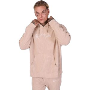 Effen geborduurde ribbel hoodie Project X Paris