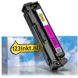 123inkt huismerk vervangt HP 220X (W2203X) toner magenta hoge capaciteit