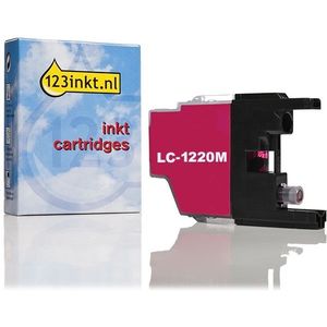 123inkt huismerk vervangt Brother LC-1220M inktcartridge magenta