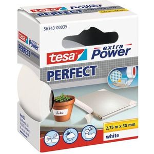 Tesa Extra Power Perfect textieltape wit 38 mm x 2,75 m