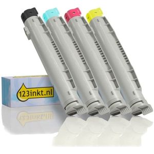 Toner Epson aanbieding: S050245, 44, 43, 42 zwart + 3 kleuren (123inkt huismerk)