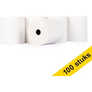 Aanbieding: 123inkt kassarol 76x70x12 thermo wit (100 stuks)