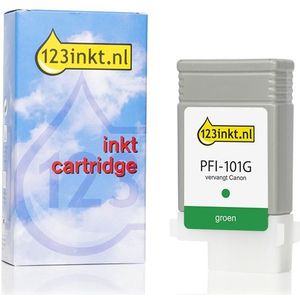 Canon PFI-101G inktcartridge groen (123inkt huismerk)