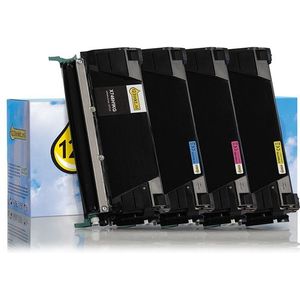 Toner Lexmark aanbieding: X746H1KG / X748H1CG, MG, YG zwart + 3 kleuren (123inkt huismerk)