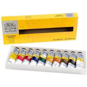 Winsor & Newton Galeria acrylverf tubes 60 ml (10 stuks)
