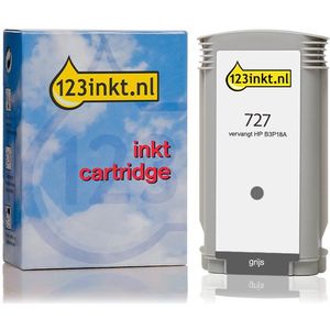 123inkt huismerk vervangt HP 727 (B3P18A) inktcartridge grijs