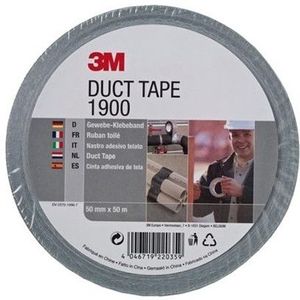 3M duct tape 1900 zilver 50 mm x 50 m