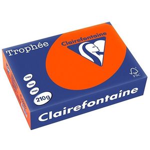 Clairefontaine gekleurd papier kardinaalrood 210 grams A4 (250 vel)