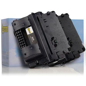 123inkt huismerk vervangt HP 64XD (CC364XD) toner zwart hoge capaciteit dubbelpak