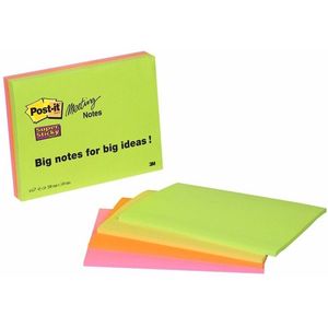 3M Post-it meeting notes 149 x 200 mm (4 pack)