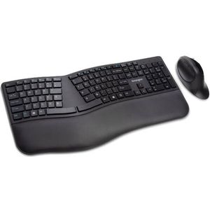 Kensington Pro Fit Ergo ergonomisch draadloos toetsenbord en draadloze muis