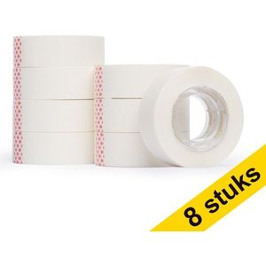 Aanbieding: 8x 123inkt invisible plakband 19 mm x 33 m