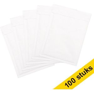 123inkt luchtkussen envelop wit 200 x 275 mm - D14 zelfklevend (100 stuks)