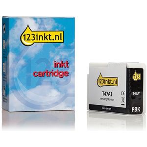 Epson T47A1 inktcartridge foto zwart (123inkt huismerk)