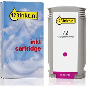 123inkt huismerk vervangt HP 72 (C9399A) inktcartridge magenta