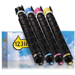 Toner Kyocera aanbieding: TK-8545K / C / M / Y zwart + 3 kleuren (123inkt huismerk)