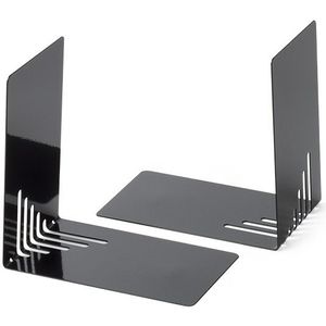 Maul metalen boekensteunen zwart 14 x 14 x 8,5 cm (2 stuks)