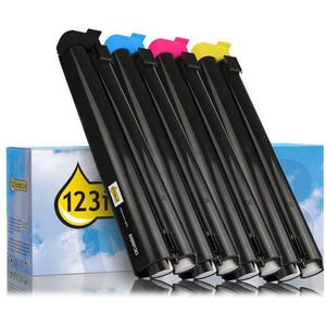 Toner Xerox aanbieding: 006R01383, 1384, 1385, 1386 zwart + 3 kleuren (123inkt huismerk)