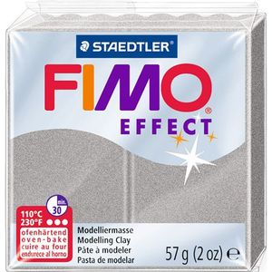 Staedtler Fimo klei effect 57g metallic zilver | 81