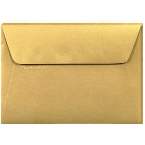 Clairefontaine gekleurde enveloppen goud C6 120 grams (5 stuks)