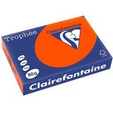 Clairefontaine gekleurd papier kardinaalrood 80 grams A4 (500 vel)
