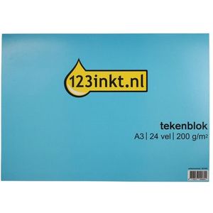 123inkt tekenblok A3 200 grams (24 vel)