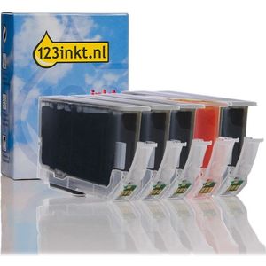 Canon PGI-9 multipack PBK/C/M/Y/GY Inktcartridge (123inkt huismerk)