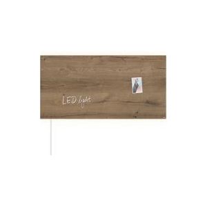 Sigel magnetisch glasbord 91 x 46 cm natural wood LED light