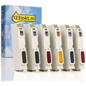 Epson 24 (T2428) multipack 6 kleuren Inktcartridge (123inkt huismerk)