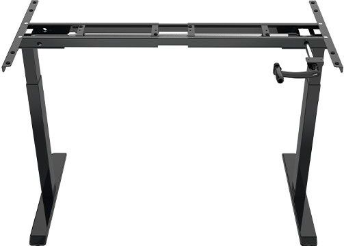 123inkt - Slinger Zit-Sta Bureauonderstel - Zwart - Verstelbaar van 68,5 tot 116,5 cm