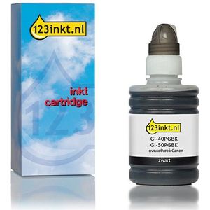 Canon GI-40PGBK inktfles zwart (123inkt huismerk)
