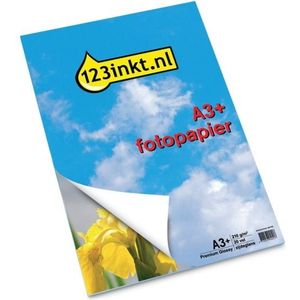 123inkt Premium Glossy zijdeglans fotopapier 210 grams A3+ (20 vel)