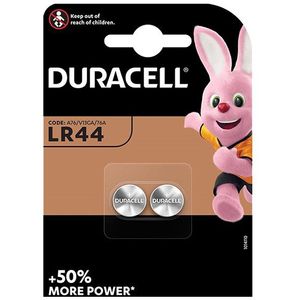 Duracell plus LR44 knoopcel batterij 2 stuks