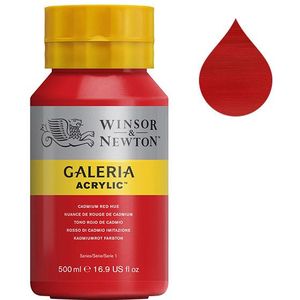 Winsor & Newton Galeria acrylverf 95 cadmium red hue (500 ml)