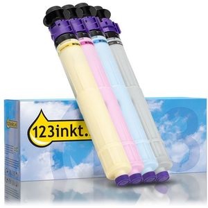 Toner Ricoh IM C6010 aanbieding: zwart + 3 kleuren (123inkt huismerk)