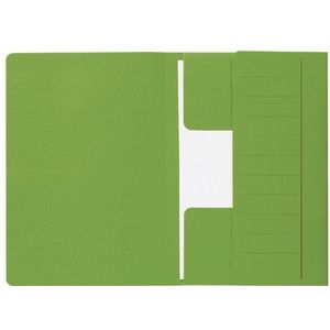 Jalema Secolor kartonnen 3-klepsmap groen folio XL (10 stuks)