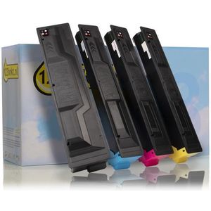Toner Kyocera aanbieding: TK-5205K / C / M / Y zwart + 3 kleuren (123inkt huismerk)