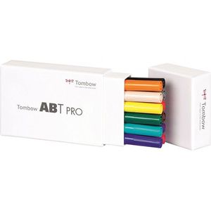 Tombow alcohol-based ABT marker set basic kleuren (12 stuks)