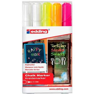 Edding 4095 krijtstiften kleur (5 stuks)