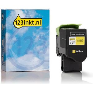 Toshiba T-FC338EY toner geel (123inkt huismerk)