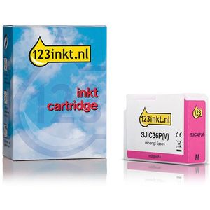 Epson SJIC36P(M) inktcartridge magenta (123inkt huismerk)