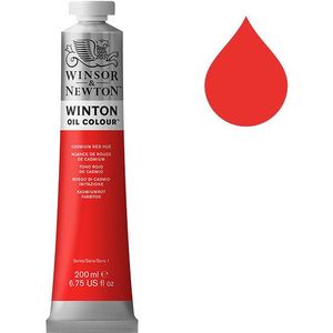 Winsor & Newton Winton olieverf 095 cadmium red hue (200ml)