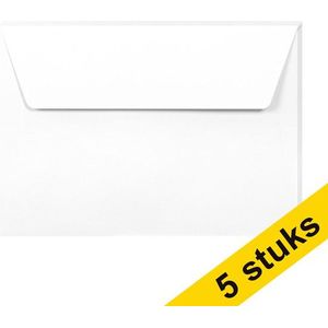 Clairefontaine gekleurde enveloppen wit C6 120 grams (5 stuks)