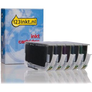 Inktcartridge Canon PGI-9 multipack MBK/PC/PM/R/G (123inkt huismerk)