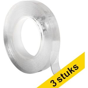 Aanbieding: 3x 123inkt dubbelzijdige nano tape 20 mm x 5 m