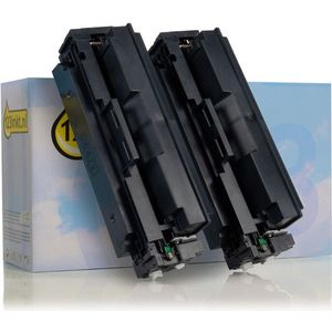 123inkt huismerk vervangt HP 410X (CF410XD) toner zwart hoge capaciteit dubbelpak