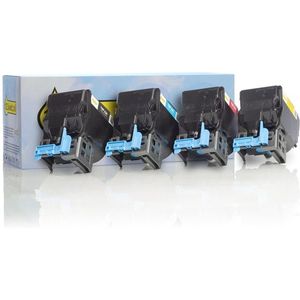 Toner Konica Minolta aanbieding: TNP-22K, TNP-22C, TNP-22M, TNP-22Y zwart + 3 kleuren (123inkt huismerk)