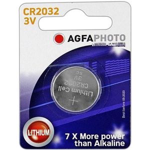 Agfaphoto CR 2032 Lithium knoopcel batterij 1 stuk