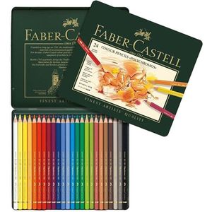 Faber-Castell Polychromos kleurpotloden in bliketui  (24 stuks)