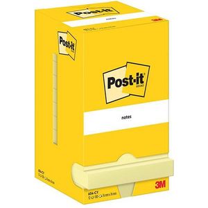 3M Post-it notes geel 76 x 76 mm (12 stuks)